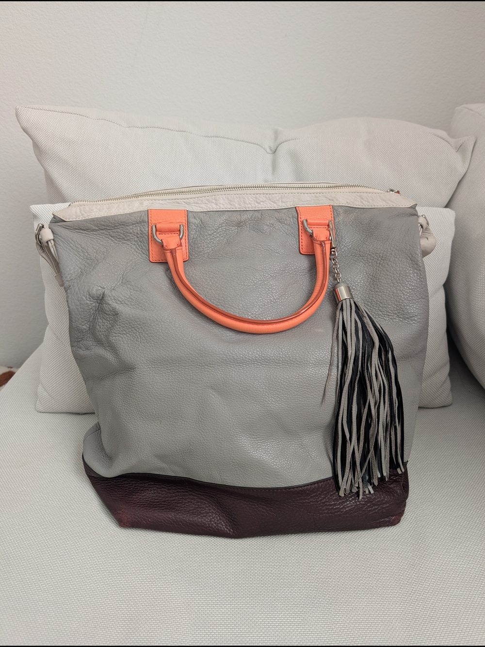 DVF Diane von Furstenberg Drew bucket tote